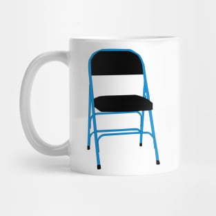 Vintage Folding Chair Classic: Legendary Triumph in the Montgomery Brawl - Funny folden chair, Humor Designs Mug